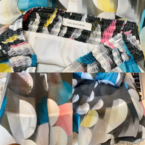 Luc. Duchene Chiffon Mini Skirt with Pockets - Picture 7 of 7